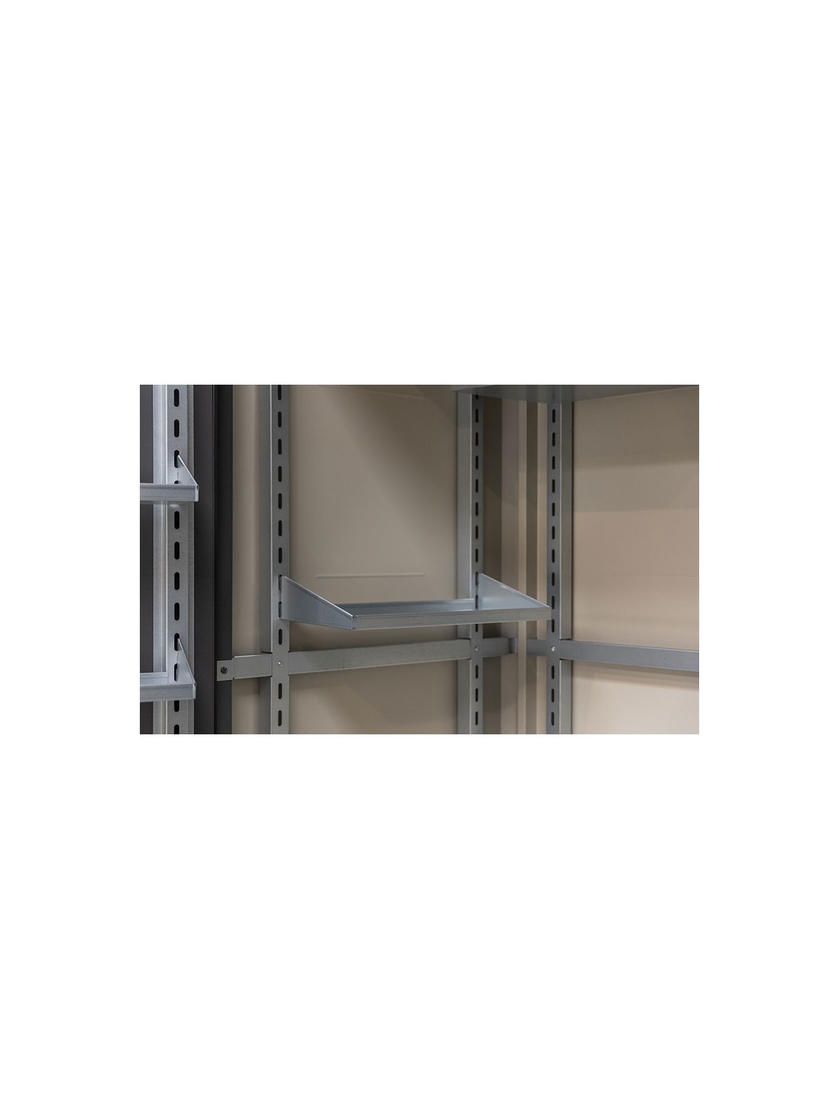 Option ensemble de rails pour parois pour abri de jardin extérieur AZI