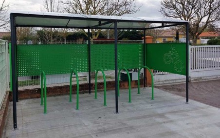 ABRI VELO PARKEA AMENAGEMENT EXTERIEUR STATIONNEMENT VELO