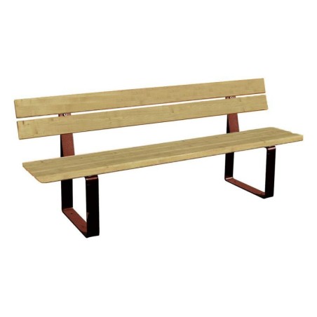 BANC PUBLIC CELIAN ACIER / BOIS POUR COLLECTIVITÉ
MOBILIER URBAIN NATUREL BOIS ET ACIER POUR PARC ET JARDIN PUBLIC