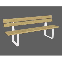 BANC PUBLIC CELIAN ACIER / BOIS POUR COLLECTIVITÉ
MOBILIER URBAIN NATUREL BOIS ET ACIER POUR PARC ET JARDIN PUBLIC