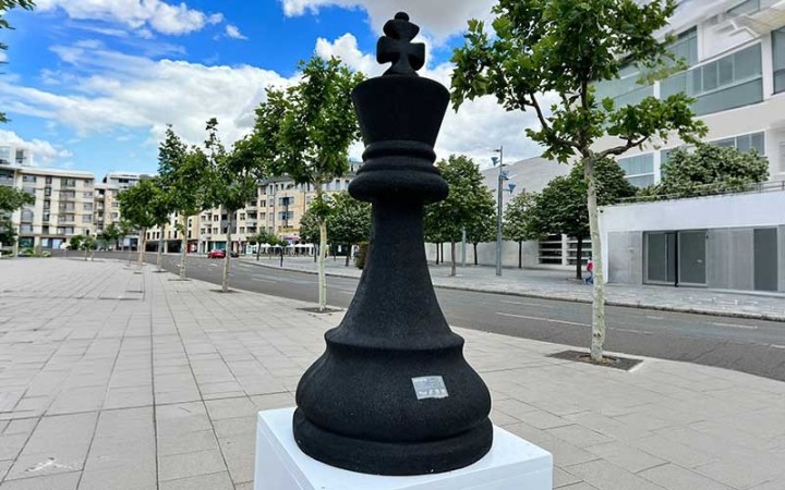 PION D’ÉCHEC GÉANT - ROI PNEU RECYCLÉ POUR ESPACE EXTÉRIEUR URBAIN
JEUX ÉCHEC TAILLE HUMAINE POUR COLLECTIVITÉ
