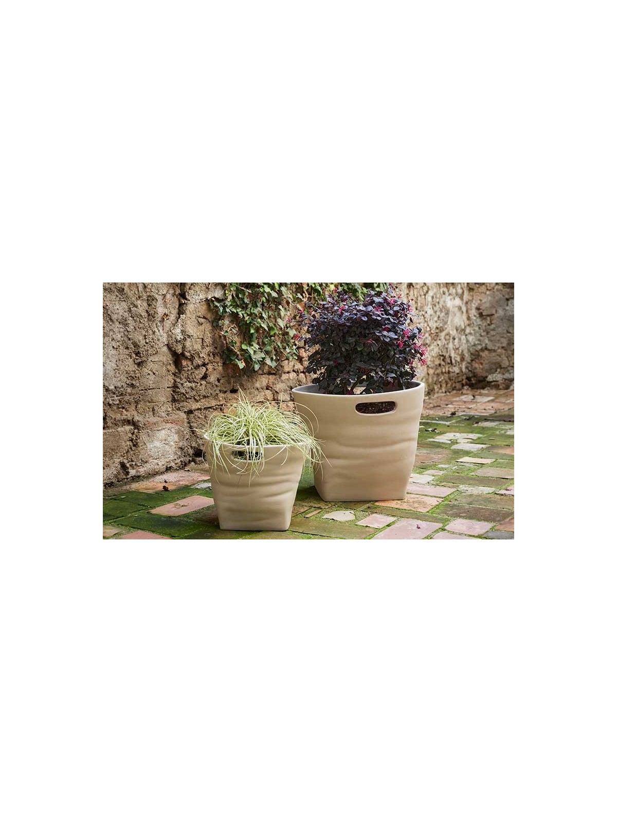 Pot de fleur design SAC ELLEMURA | jardinière haut de gamme extérieure