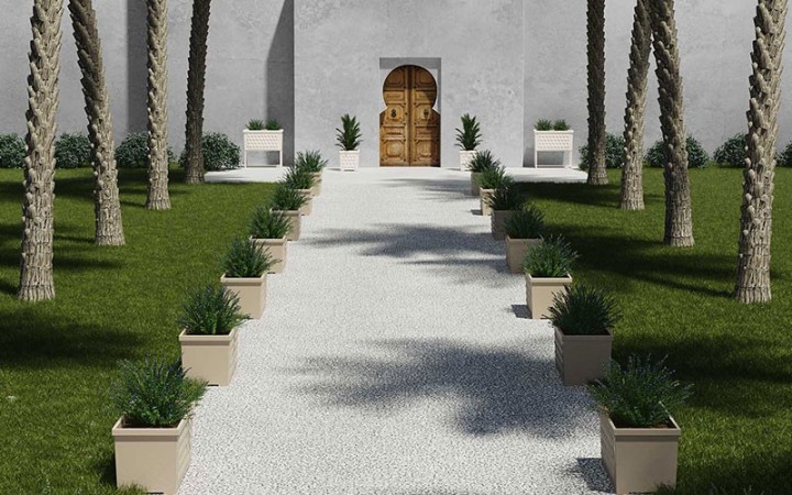 POT CARRÉ MODERNE DESIGN DIAMANTE INSPIRATION PALAZZO DEI DIAMANTI
POT DE FLEUR DESIGN ITALIEN HAUT DE GAMME ELLEMURA