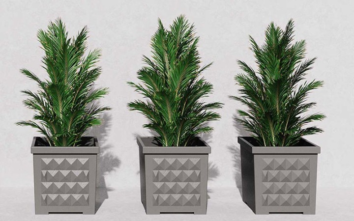 POT CARRÉ MODERNE DESIGN DIAMANTE INSPIRATION PALAZZO DEI DIAMANTI
POT DE FLEUR DESIGN ITALIEN HAUT DE GAMME ELLEMURA