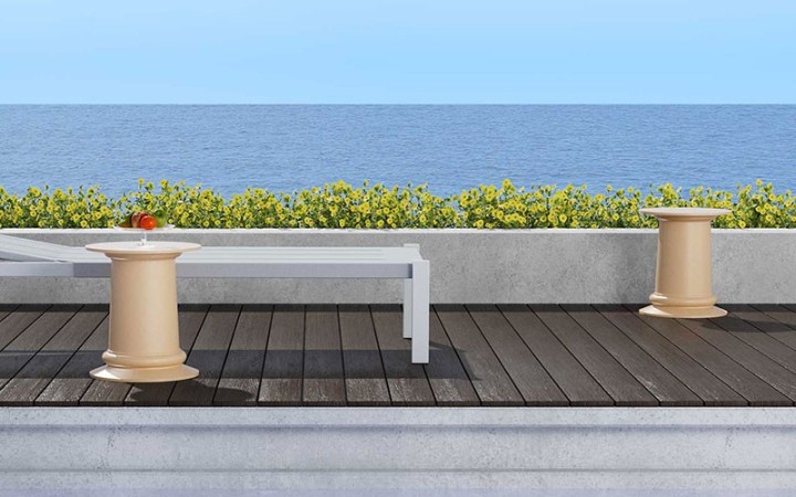 TABLE D'APPOINT ROMA MODERNE DESIGN COLONNE ROMAINE
SUPPORT POT DE FLEUR, TABOURET HAUT DE GAMME DESIGN ITALIEN