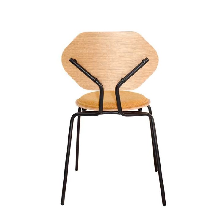 CHAISE BUNBURY VERSION CHENE+TISSU