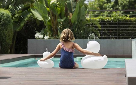 LAMPE DUCK DUCK XL BLANC