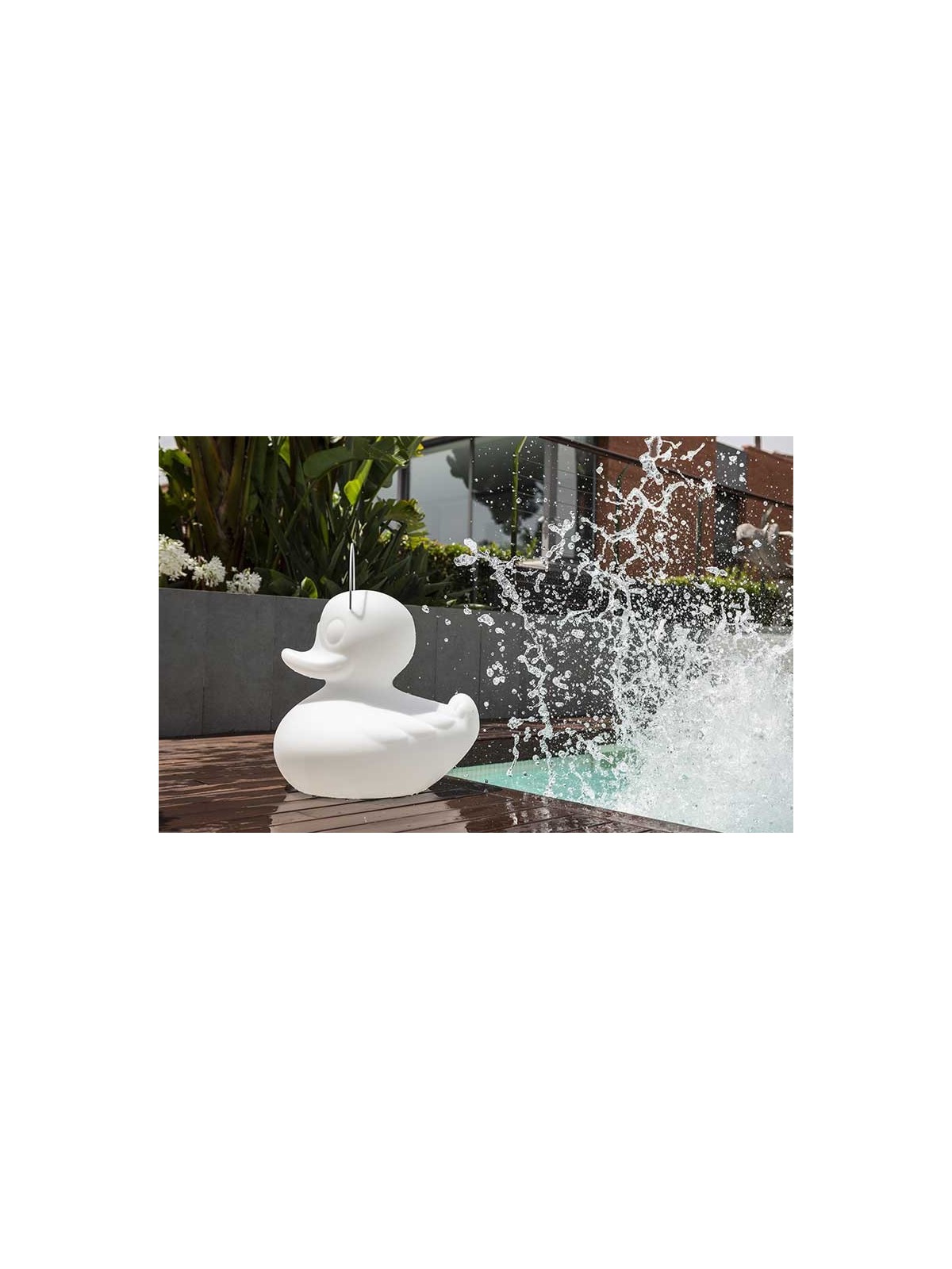 LAMPE DUCK DUCK XL BLANC