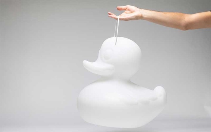 LAMPE DUCK DUCK XL BLANC