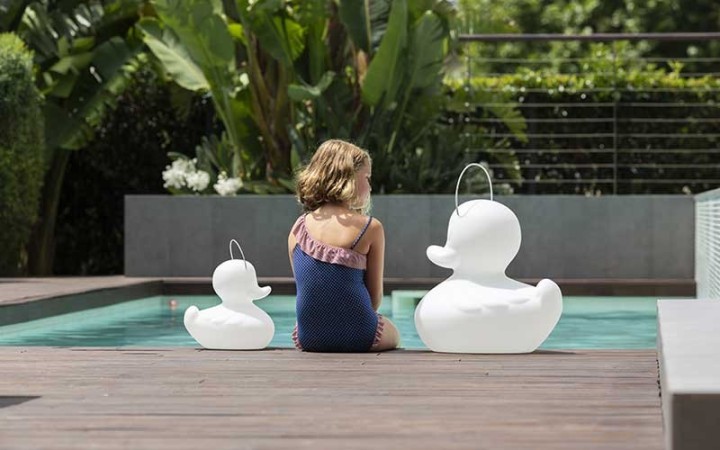 LAMPE CANARD DESIGN DUCK DUCK S GOODNIGHT LIGHT, LUMINAIRE ICONIQUE POUR INTÉRIEUR ET EXTÉRIEUR