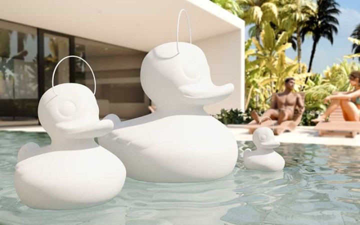 LAMPE CANARD DESIGN DUCK DUCK S GOODNIGHT LIGHT, LUMINAIRE ICONIQUE POUR INTÉRIEUR ET EXTÉRIEUR