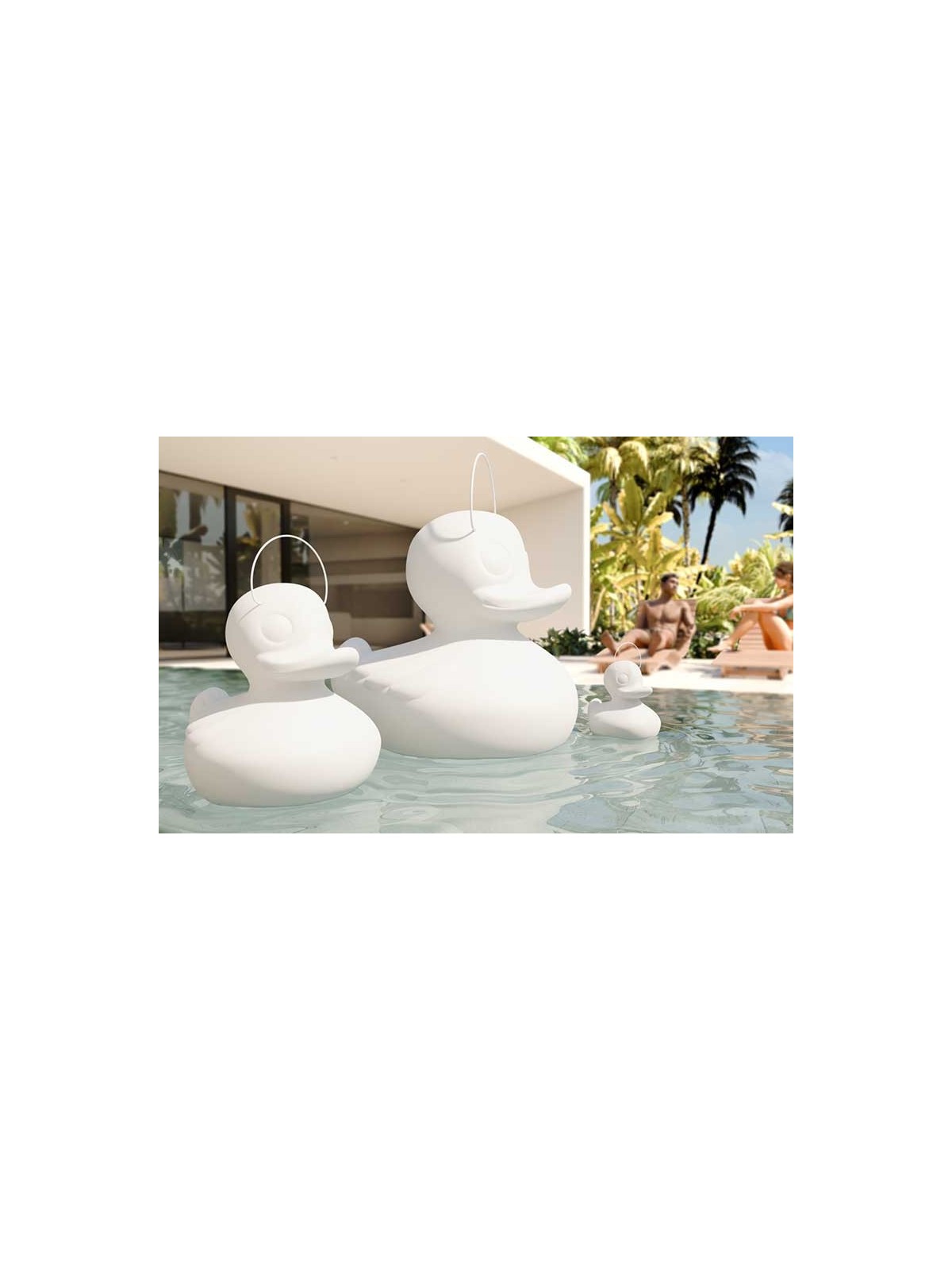 LAMPE CANARD DESIGN DUCK DUCK S GOODNIGHT LIGHT, LUMINAIRE ICONIQUE POUR INTÉRIEUR ET EXTÉRIEUR