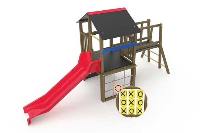 Jeu multiple LILOU bois traité classe 4 - Enfants de 2 à 7 ans
