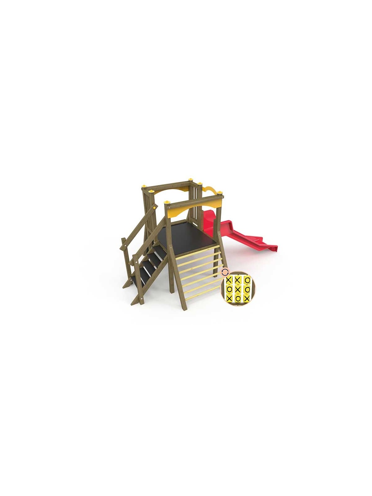 Structure jeu multiple ANNA pour enfants de 2 à 7 ans pour écoles