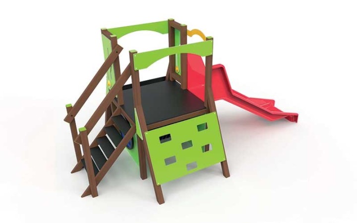 Structure de jeu CHOUPINETTE alu et HPDE fabrication française