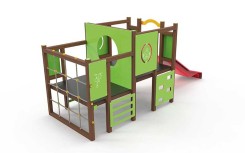 JEU MULTIPLE PIRATE VERSION ALU décor en compact fabrication française tranche d'âge 2 à 7 ans