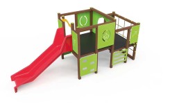 JEU MULTIPLE PIRATE VERSION ALU décor en compact fabrication française tranche d'âge 2 à 7 ans