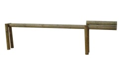 BARRIERE BASCULANTE RONDINS DE BOIS 3 M