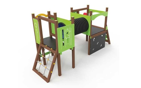 JEU MULTIPLE CIANE VERSION ALU décor en compact fabrication française tranche d'âge 2 à 7 ans