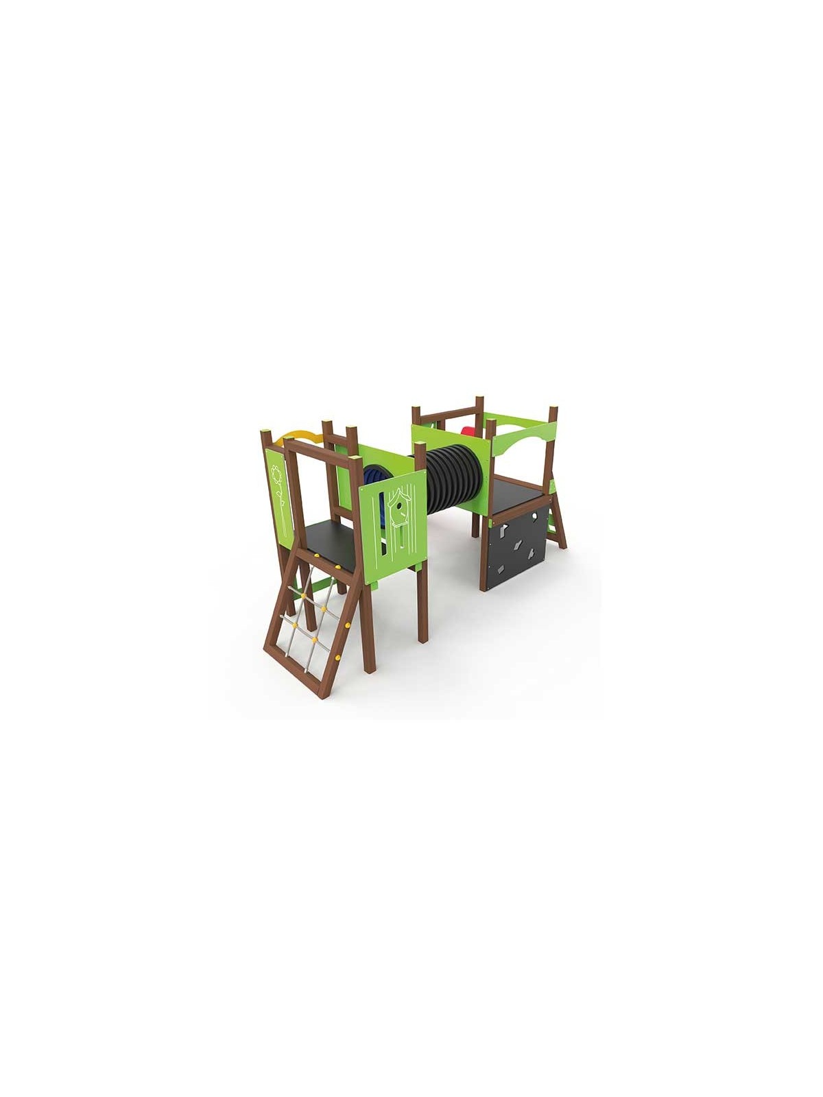 JEU MULTIPLE CIANE VERSION ALU décor en compact fabrication française tranche d'âge 2 à 7 ans