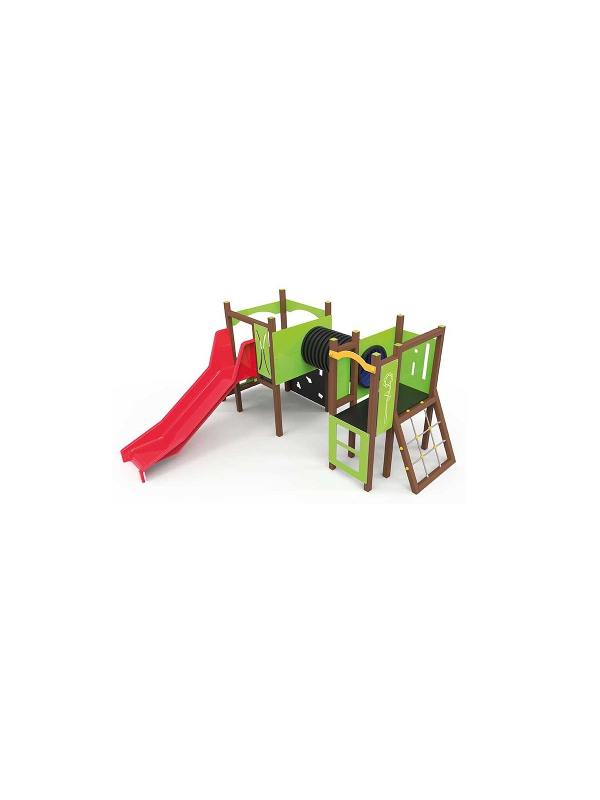 JEU MULTIPLE CIANE VERSION ALU décor en compact fabrication française tranche d'âge 2 à 7 ans