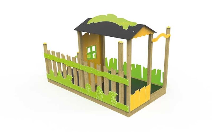 Cabane LA FERME en pin traité classe 4 fabrication française