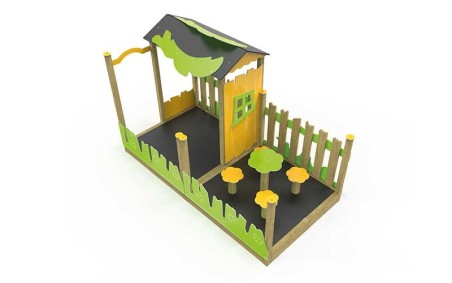 Cabane LA FERME en pin traité classe 4 fabrication française