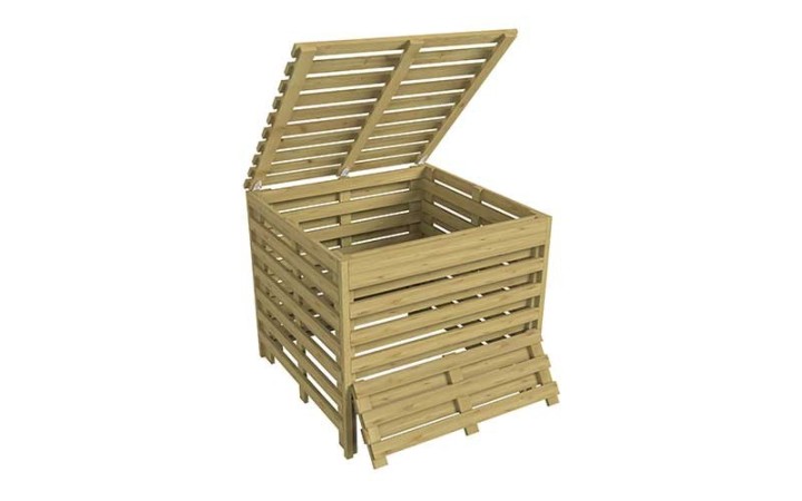 Composteur bois BRUYERE idéal pour la gestion des déchets des collectivités