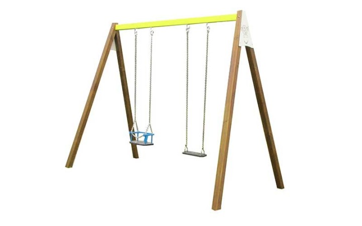 PORTIQUE 2 M POUTRE ACIER 1 SIEGE + 1 NACELLE POUR ECOLE, AIRE DE JEUX PUBLIQUE
BALANCOIRE POUR ENFANT, JEUX CLASSIQUE EXTERIEUR