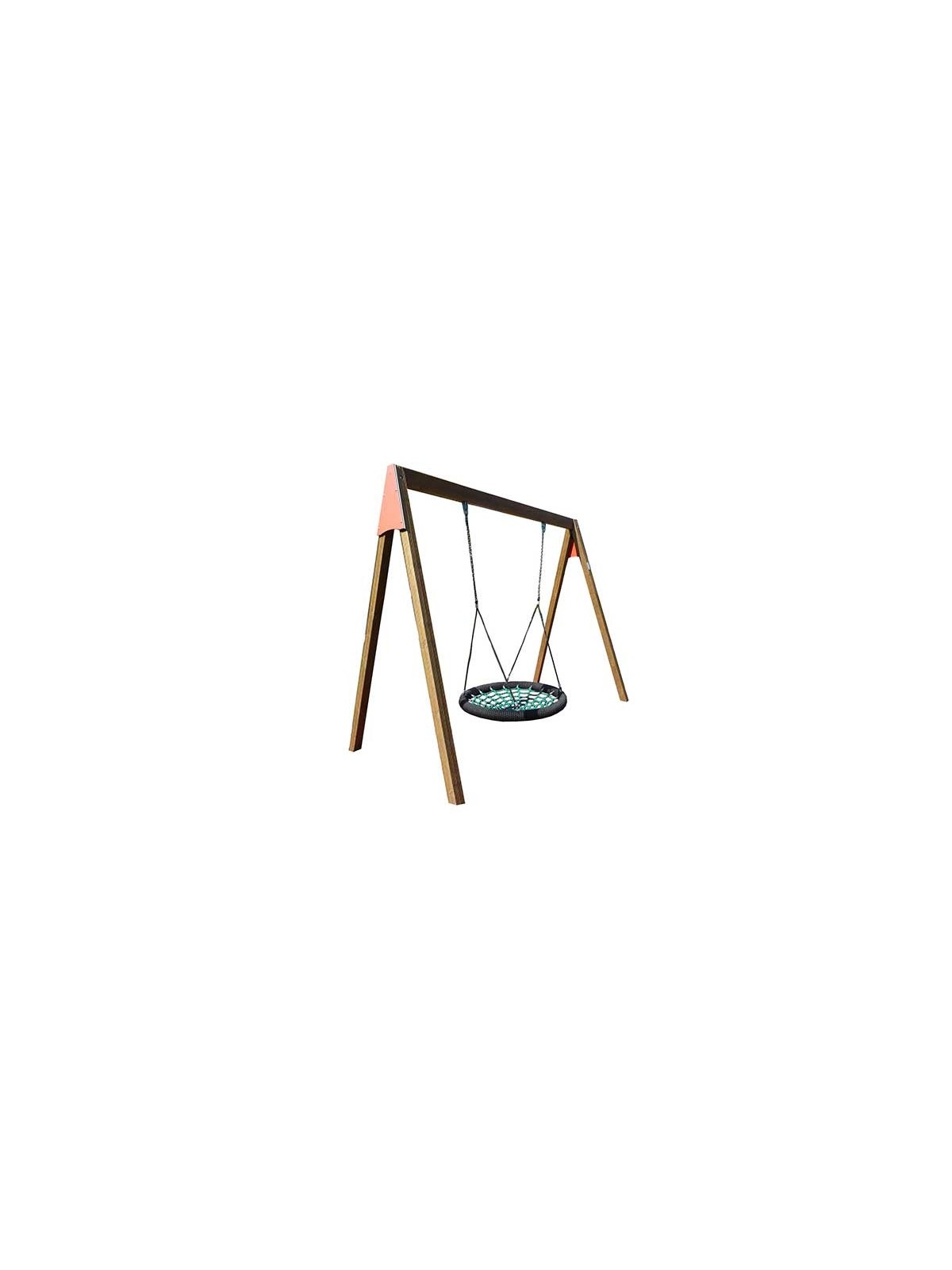 PORTIQUE PANIER POUTRE BOIS