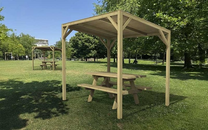 PERGOLA VERCORS POUR TABLE PIQUE NIQUE