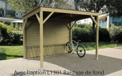 ABRI RANGE VELO CAPUCIN avec fond