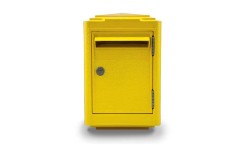 BOÎTE AUX LETTRES PETIT MODÈLE 1945 EN ALUMINIUM, IDÉALE POUR LES COLLECTIVITÉS ET LES AMÉNAGEMENTS URBAINS