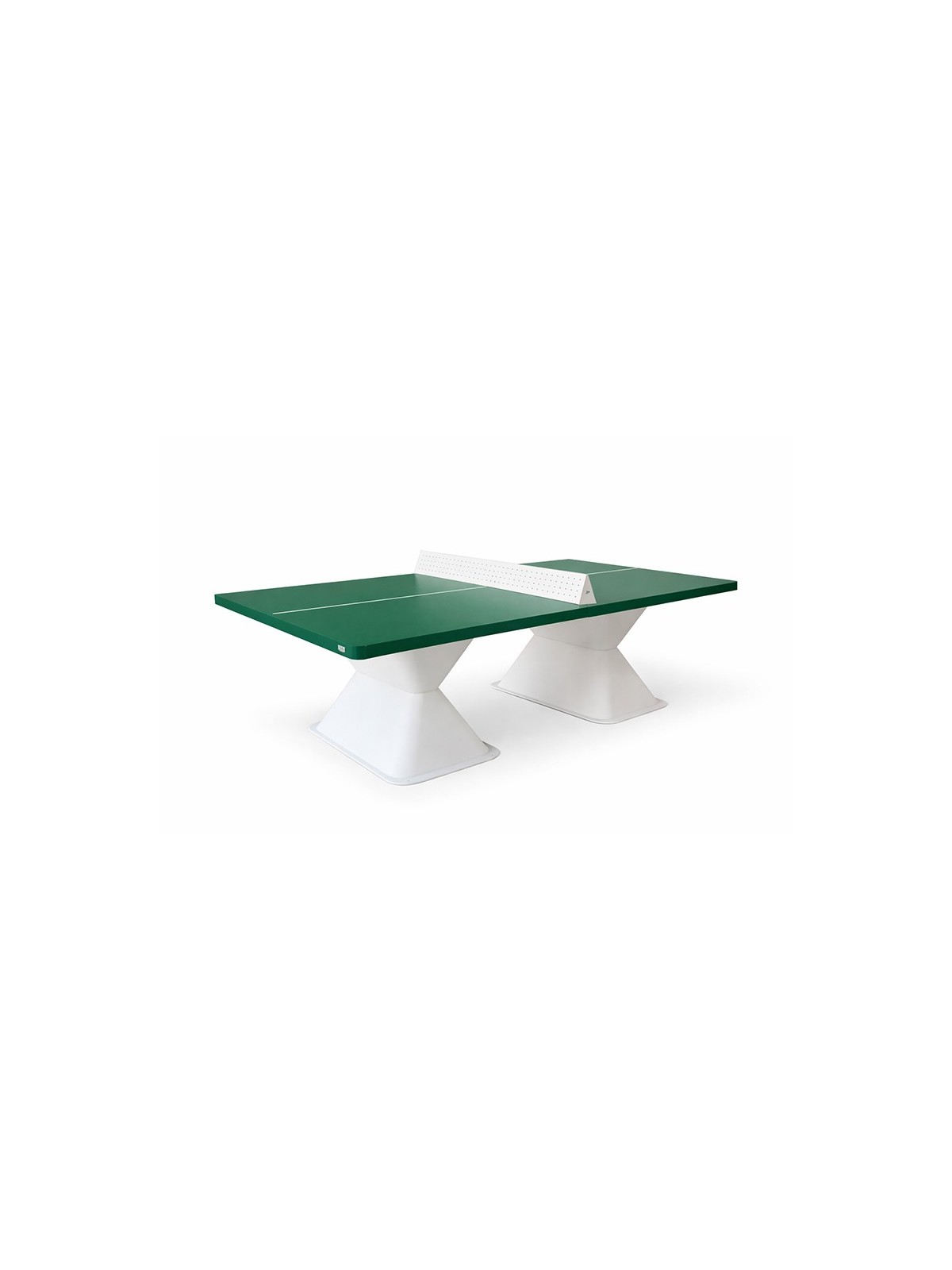 TABLE PING PONG JADE COINS SECURI - EP 60 - VERT SAPIN - FILET SECURI POUR AIRE DE JEUX EXTÉRIEURE