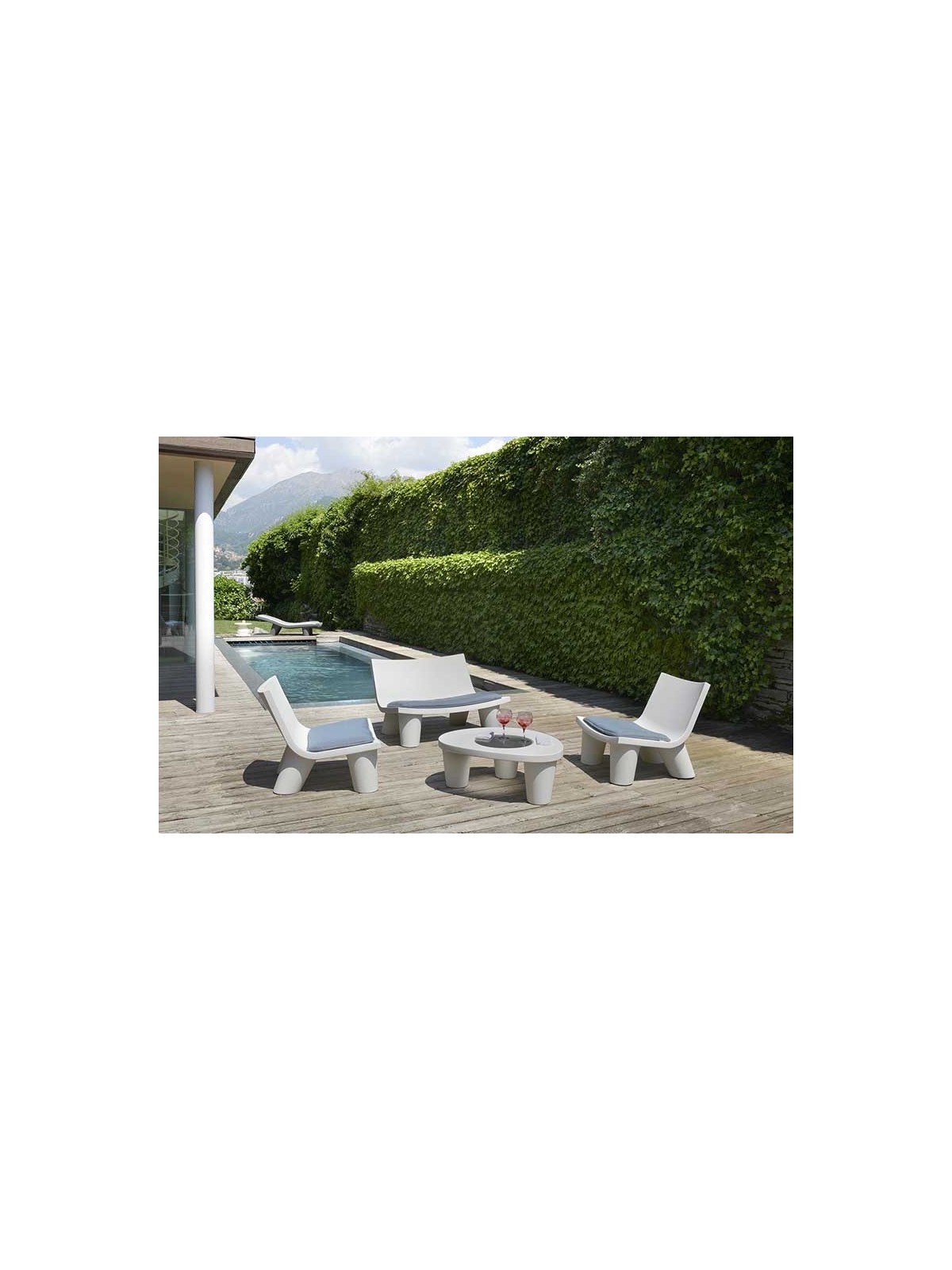 PACK LOW LITA SLIDE – ENSEMBLE MOBILIER DESIGN ÉCOLOGIQUE POUR INTÉRIEUR ET EXTÉRIEUR