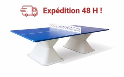 TABLE PING PONG COINS CARRES JADE BLEU OUTREMER
TENNIS DE TABLE EN PLEIN AIR POUR CAMPING, COURS ECOLE ET AIRE DE JEU