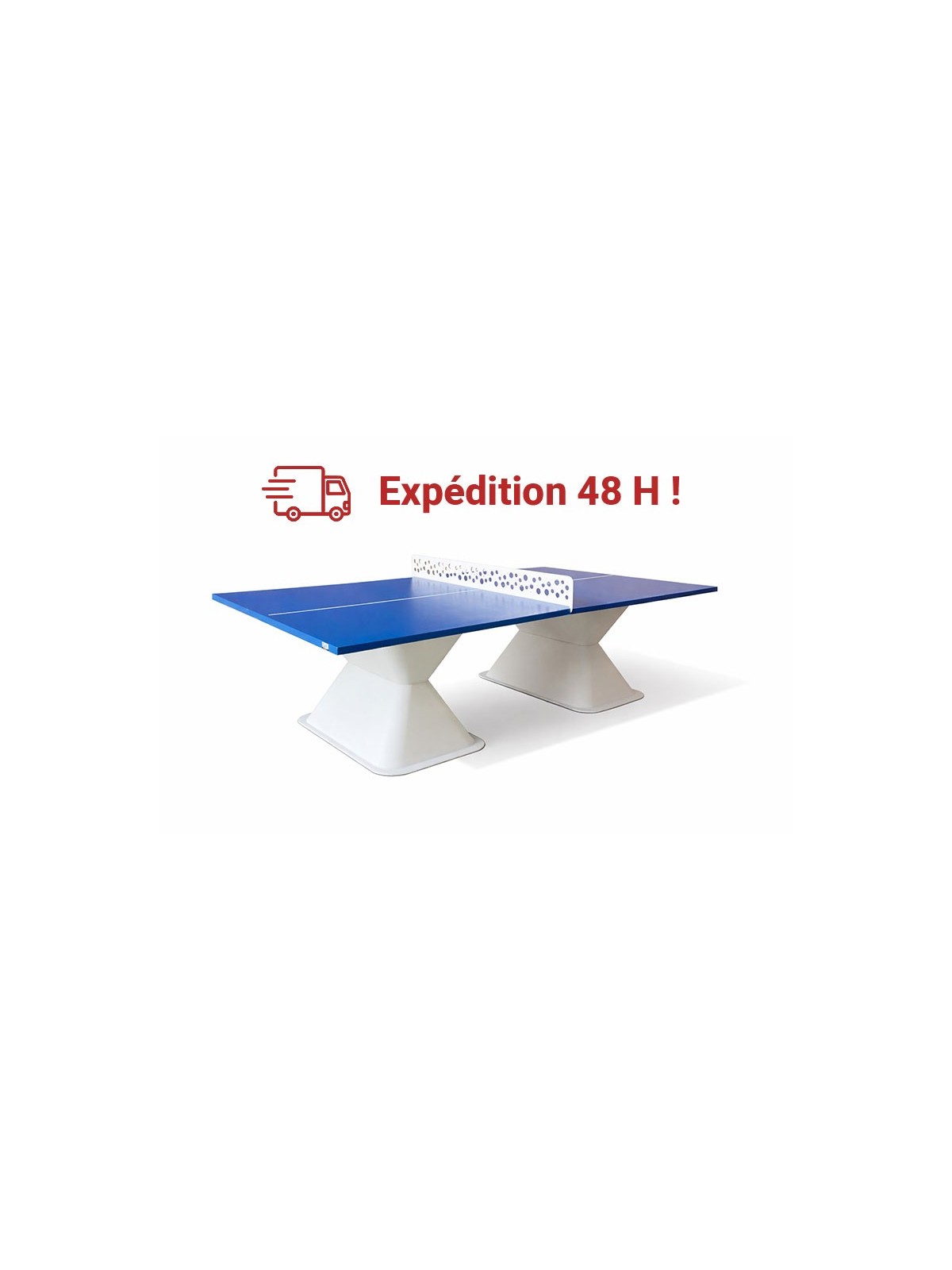 TABLE PING PONG COINS CARRES JADE BLEU OUTREMER
TENNIS DE TABLE EN PLEIN AIR POUR CAMPING, COURS ECOLE ET AIRE DE JEU