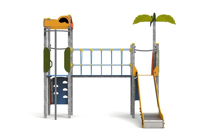 Structure de jeux extérieure MINORQUE pour enfant dans espace public