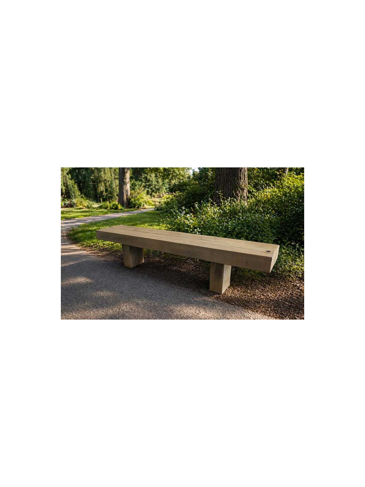 BANC DESIGN ORIGO EN CHÊNE MASSIF POUR AMÉNAGEMENT INTÉRIEUR ET EXTÉRIEUR HAUT DE GAMME