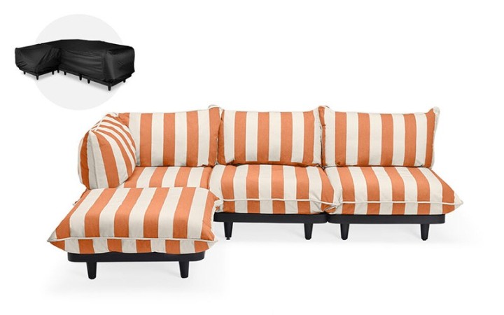 SALON DE JARDIN PALETTI PACK L MODERNE POUR TERRASSE DE JARDIN OU COURS EXTÉRIEUR D’HÔTEL ET RESTAURANT