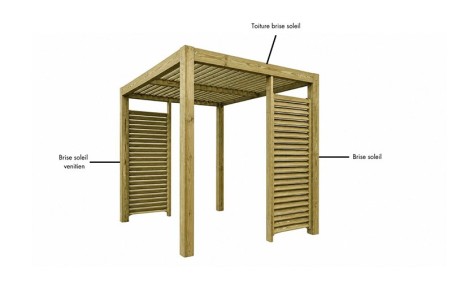 OPTION BRISE VUE POUR TOITURE ABRI EN BOIS PROFESSIONNEL
OPTION POUR PERGOLA EN BOIS ZOZA