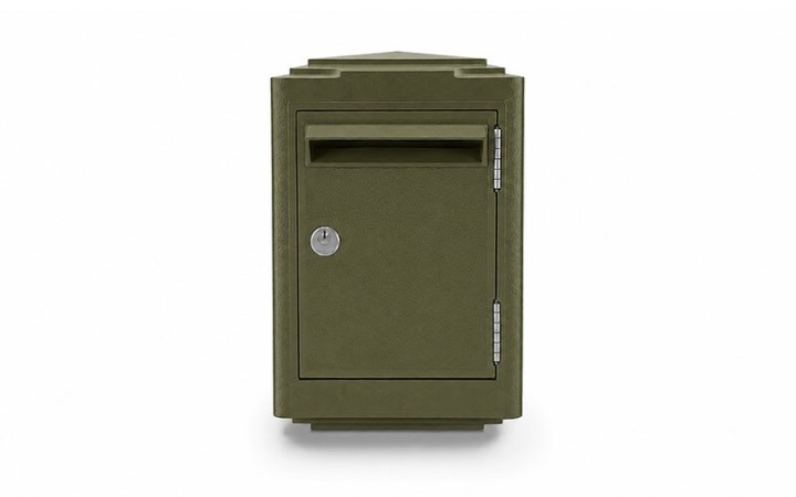 BOÎTE AUX LETTRES PETIT MODÈLE 1945 EN ALUMINIUM, IDÉALE POUR LES COLLECTIVITÉS ET LES AMÉNAGEMENTS URBAINS