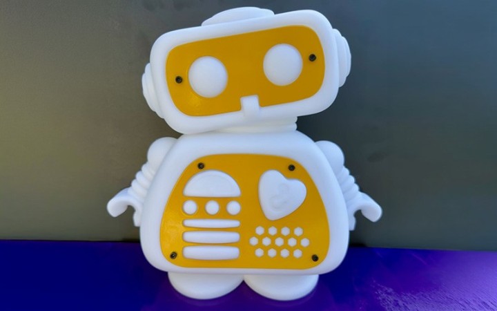Lampe robot AI Love You jaune Red Hook