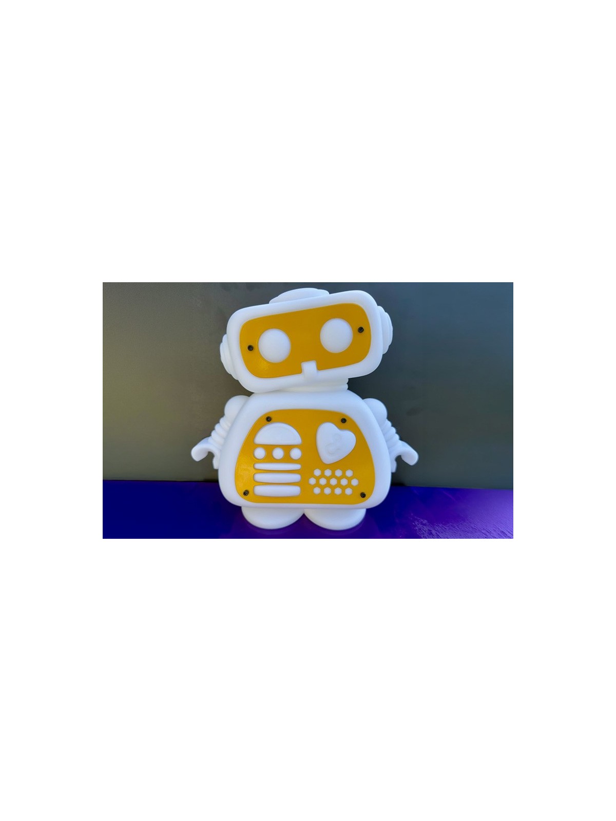 Lampe robot AI Love You jaune Red Hook