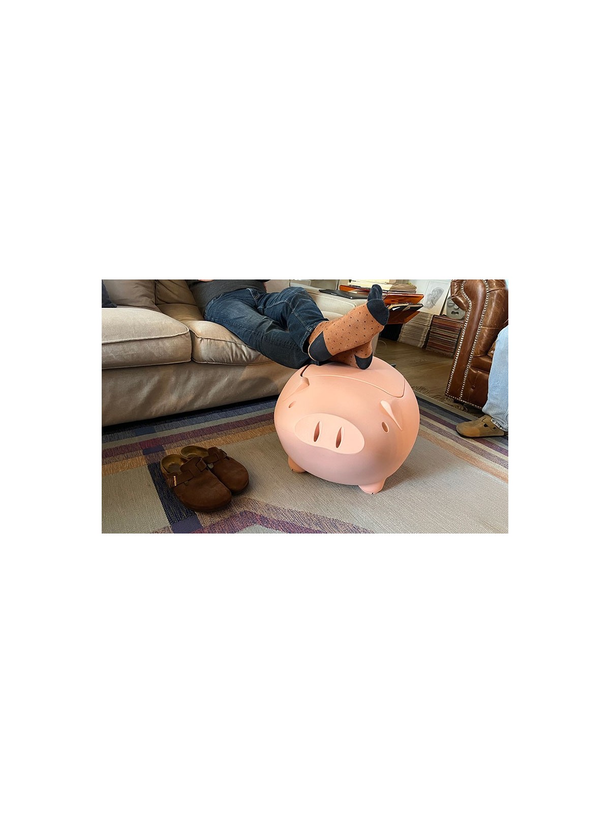Kevin The Bacon M utilisé comme pot de fleurs design