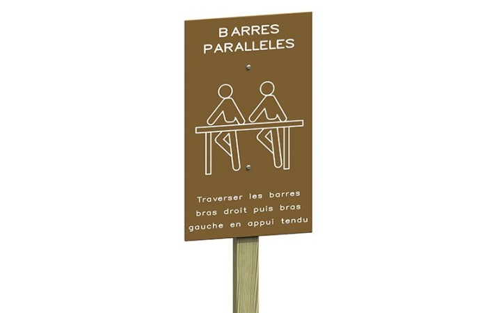 PARCOURS DE SANTÉ MODULE FITNESS EXTERIEUR BARRES PARALLÈLES
EQUIPEMENT DE SPORT EXTERIEUR POUR COLLECTIVITE