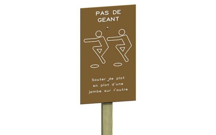 PARCOURS DE SANTÉ PAS DE GÉANT EN BOIS
JEU D'ÉQUILIBRE POUR PARC URBAIN ET AIRE DE JEUX
