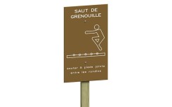 MODULE SAUTS DE GRENOUILLE ÉQUIPEMENT SPORTIF URBAIN POUR PARC ET JARDIN PUBLIC