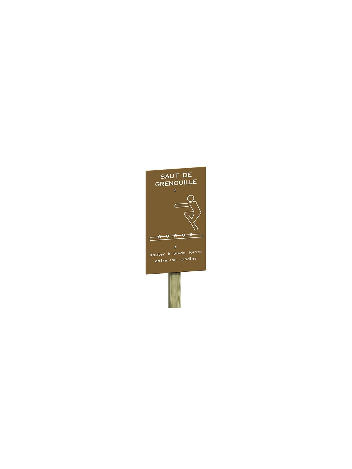 MODULE SAUTS DE GRENOUILLE ÉQUIPEMENT SPORTIF URBAIN POUR PARC ET JARDIN PUBLIC