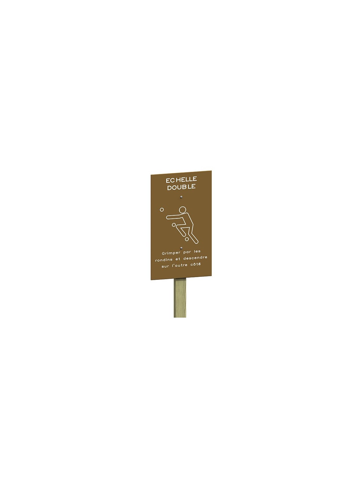 MODULE ÉCHELLE DOUBLE EN RONDIN DE BOIS
STRUCTURE DE GRIMPE POUR ESPACE EXTÉRIEUR
ÉQUIPEMENT SPORTIF POUR ÉCOLE OU COLLECTIVITÉ